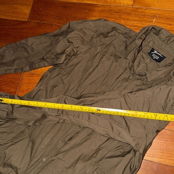 Designer Puckered Look Button Down Uneven Swing Dress Shirt Top Size S cotton - Picture 4 of 7